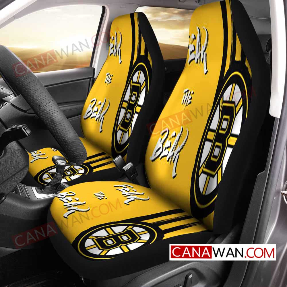 Boston Bruins Style851 3D Customized Personalized Car Seat Cover