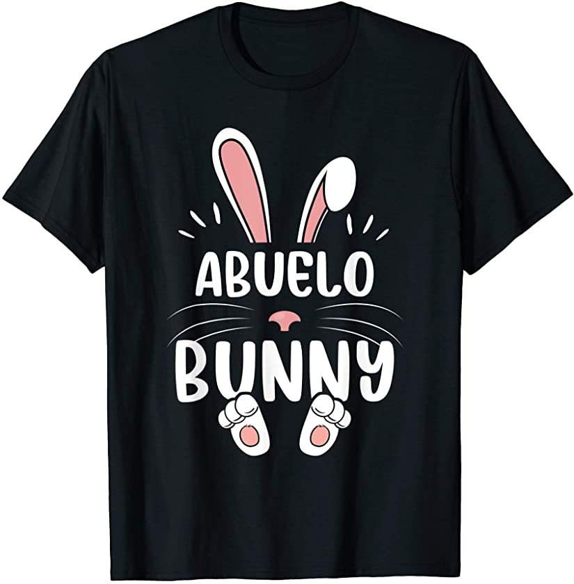 Abuelo Bunny Funny Matching Easter Bunny Egg Hunting T-Shirt