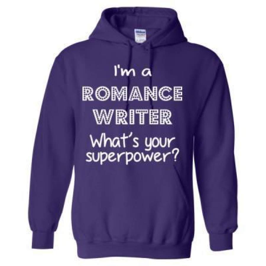 AGR I Am A Romance Writer Whats Your Superpower – Heavy Blend™ Hooded Sweatshirt