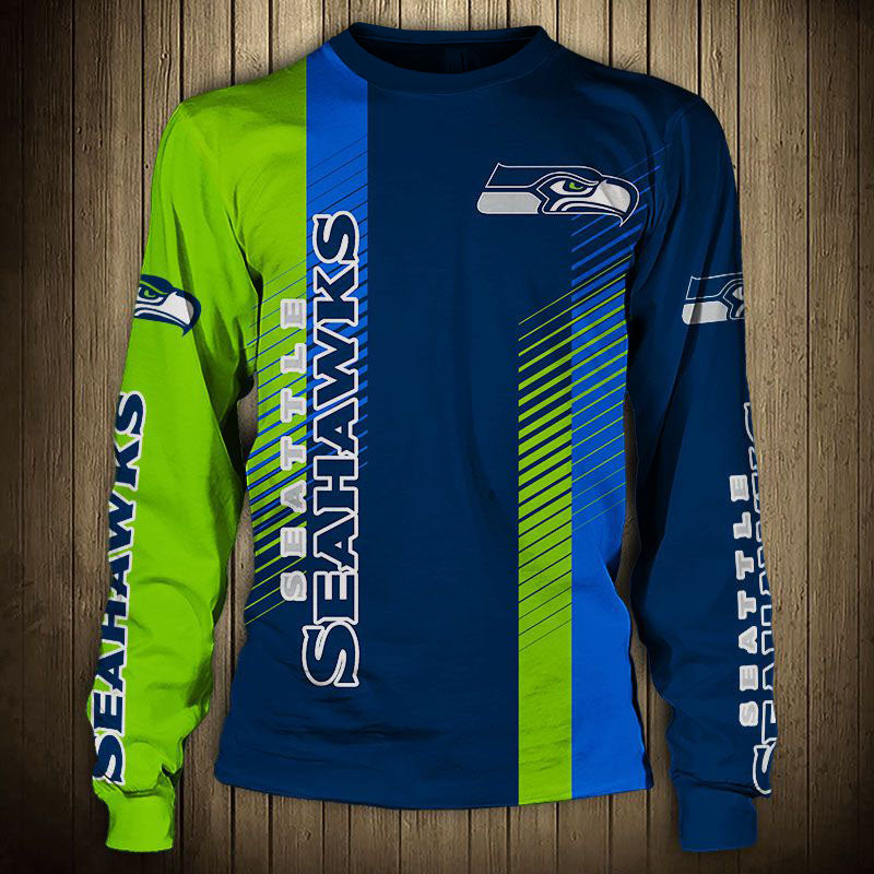 Women’S Seattle Seahawks Sweatshirt Stripe