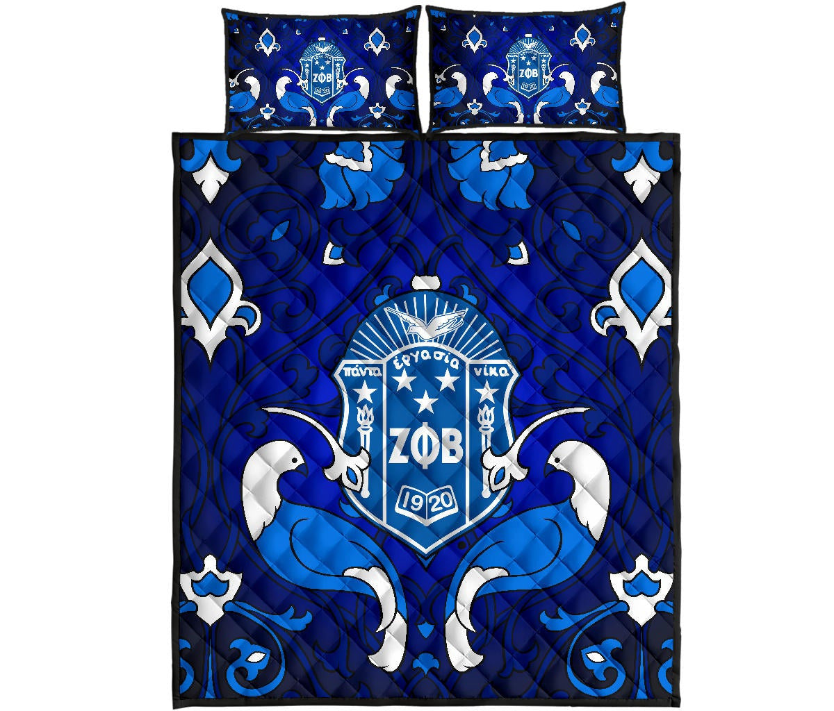 Zeta Phi Beta Sorority Quilt Bed Set – BRANDAX