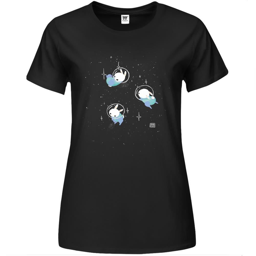 Space Bunnies Premium Womens T Shirts