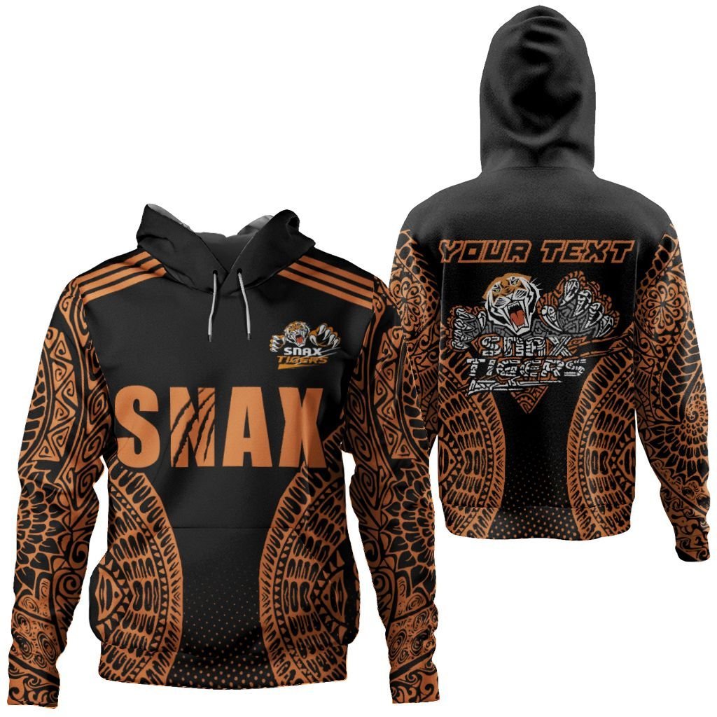 Alohawaii Clothing – Lae Snax Tigers Hoodie Papuan Art Addi Style