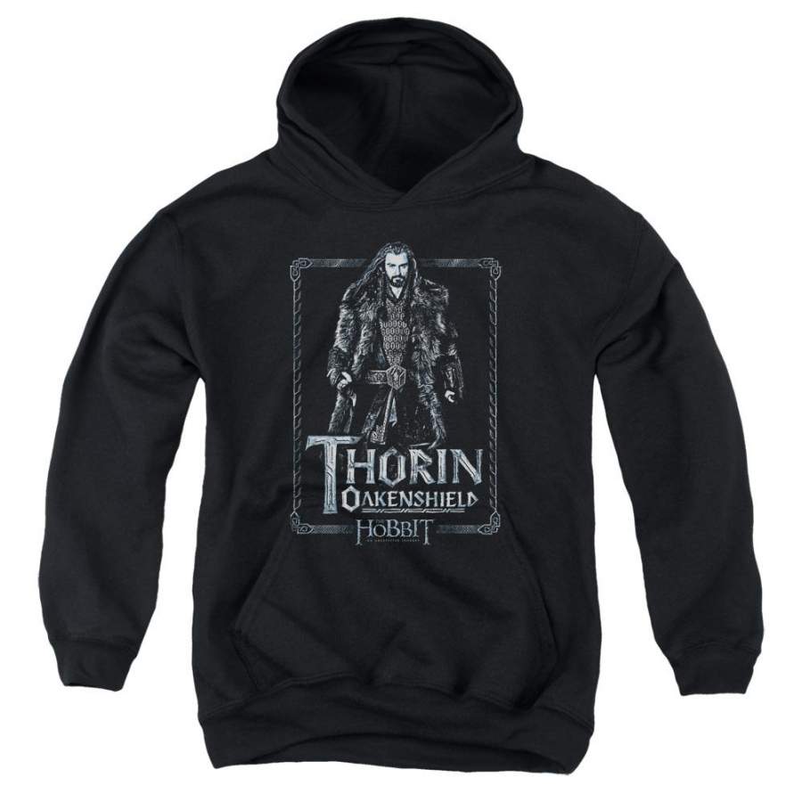 The Hobbit Thorin Stare Youth Hoodie (Ages 8-12)