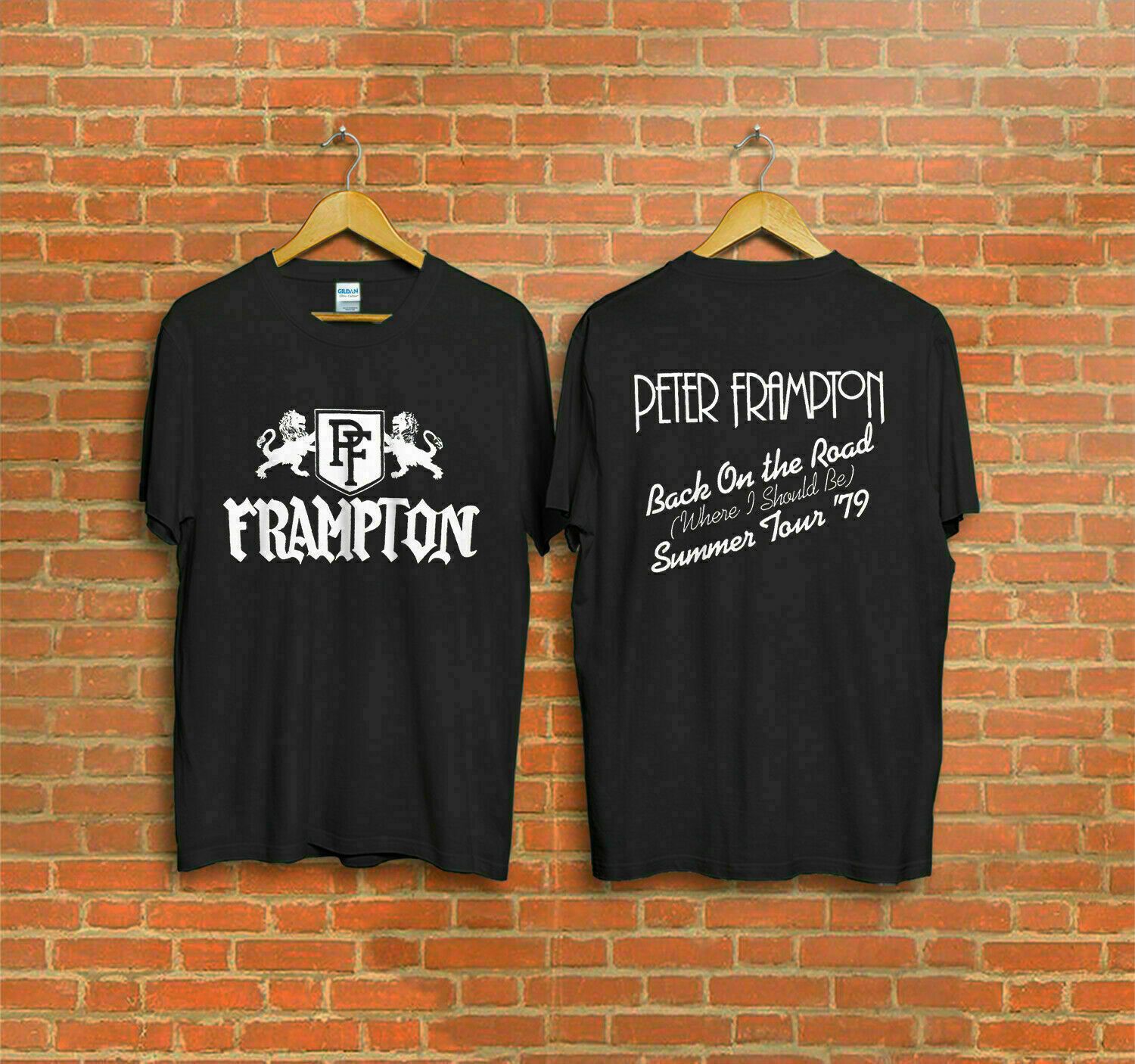 Vtg Peter Frampton 1979 Back On The Road Tour Concert T-Shirt