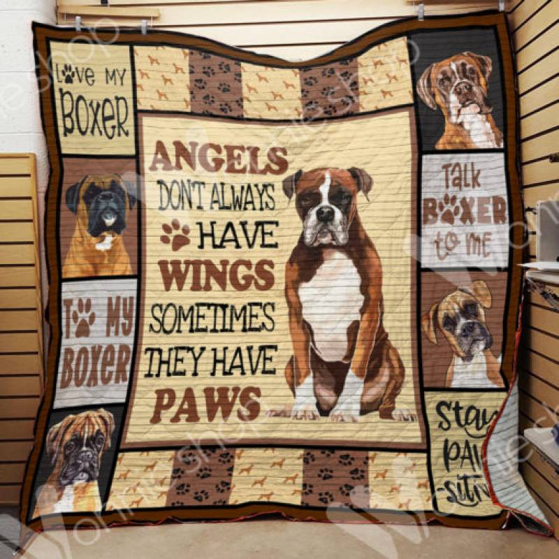 Boxer Dog Blanket NOV1402 73O49