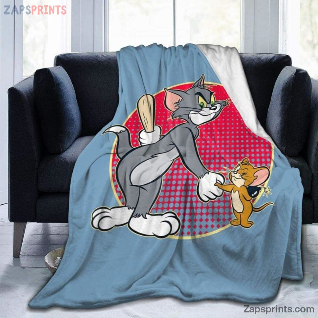 Tom And Jerry Movie Hide Back Blanket