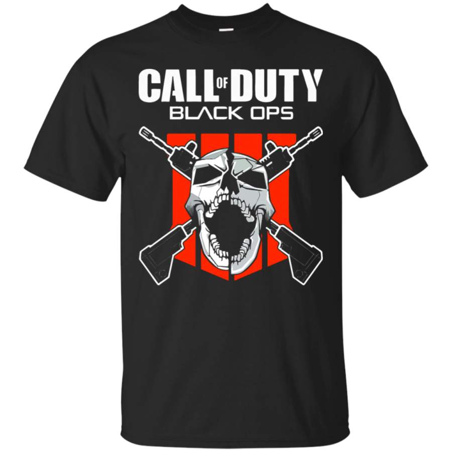 AGR Call Of Duty Black Ops 4 Guns And Skull T-Shirt