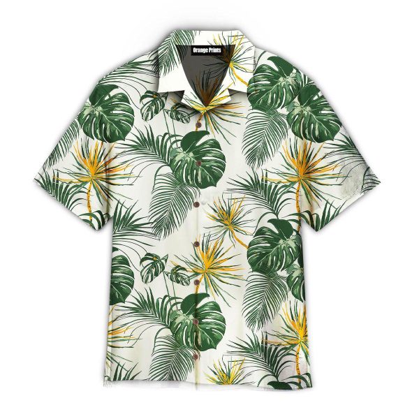 Christmas With Leaves Tropical Hawaii Shirt For Men Women Ha88854