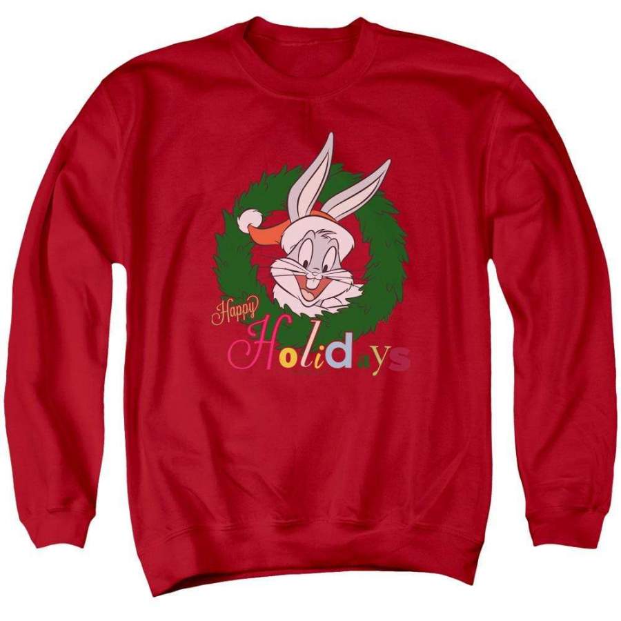 Looney Tunes Holiday Bunny Men’s Crewneck Sweatshirt