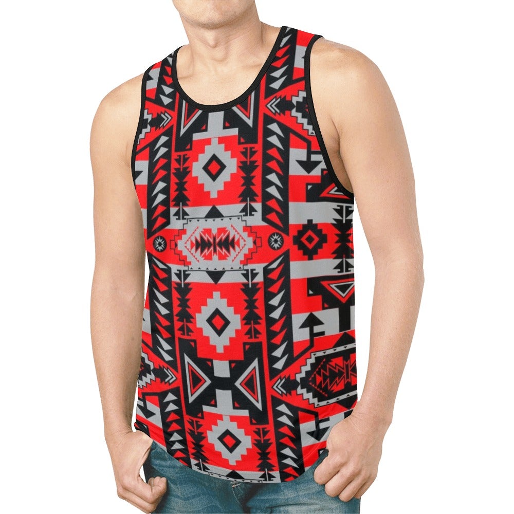 Chiefs Mountain Candy Sierra New All Over Print Tank Top For Men (Model T46)