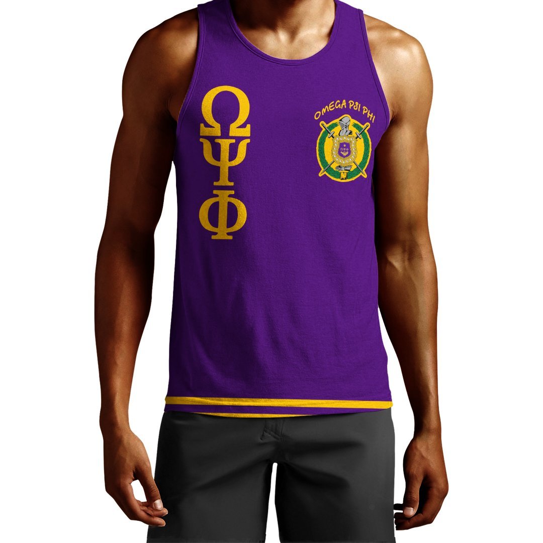 Wonderprint Tank Top Just Love Cooper The Cole Man Omega Psi Phi Tank Top