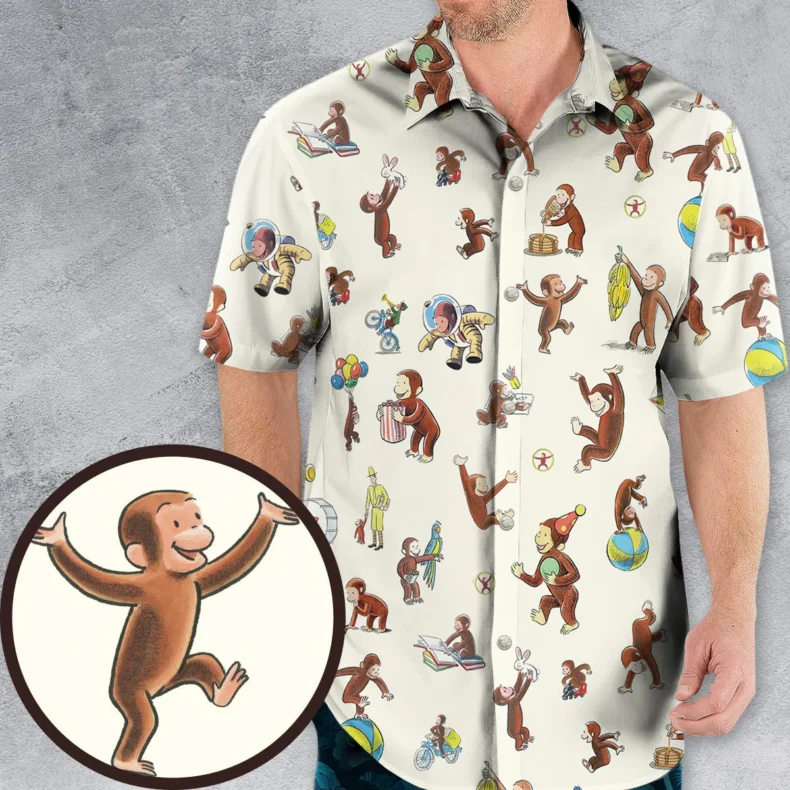 Riotsociety Curious George Hawaiian Shirt