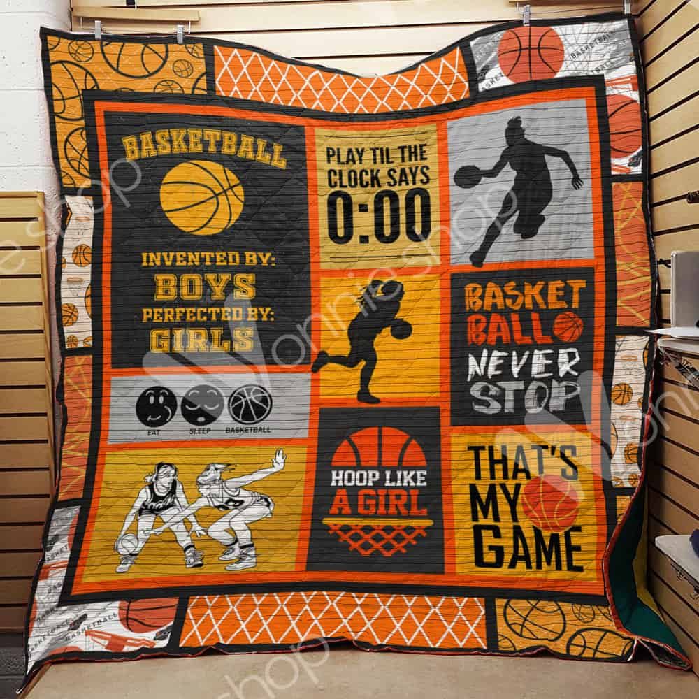 Basketball Girl 3D Quilt Blanket HGM1265