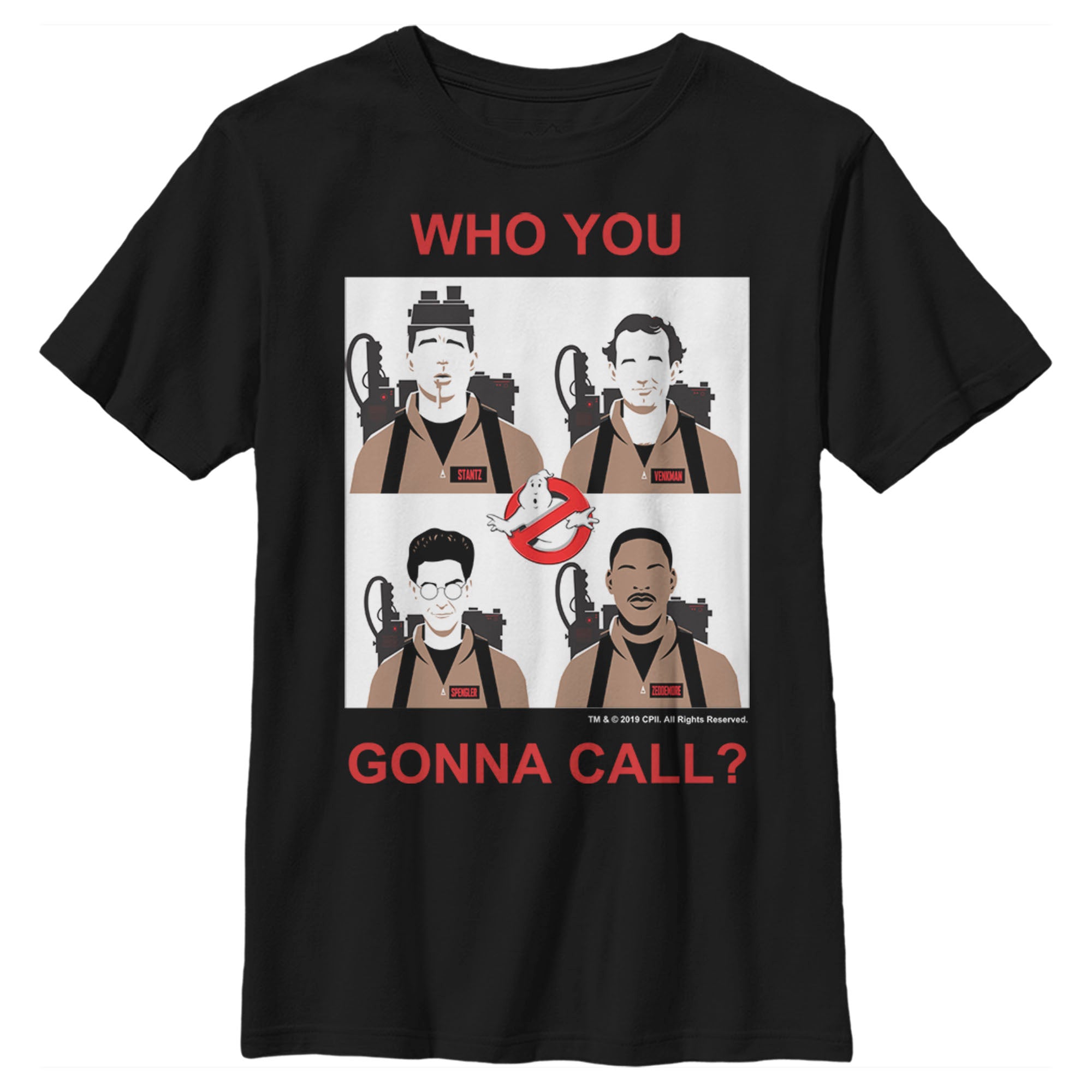 Boy’S Ghostbusters Who You Gonna Call Tiles T-Shirt