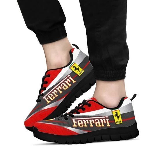 3D Printed Ferrari NTA Sneakers For Men & Women Ver 1 (Red)