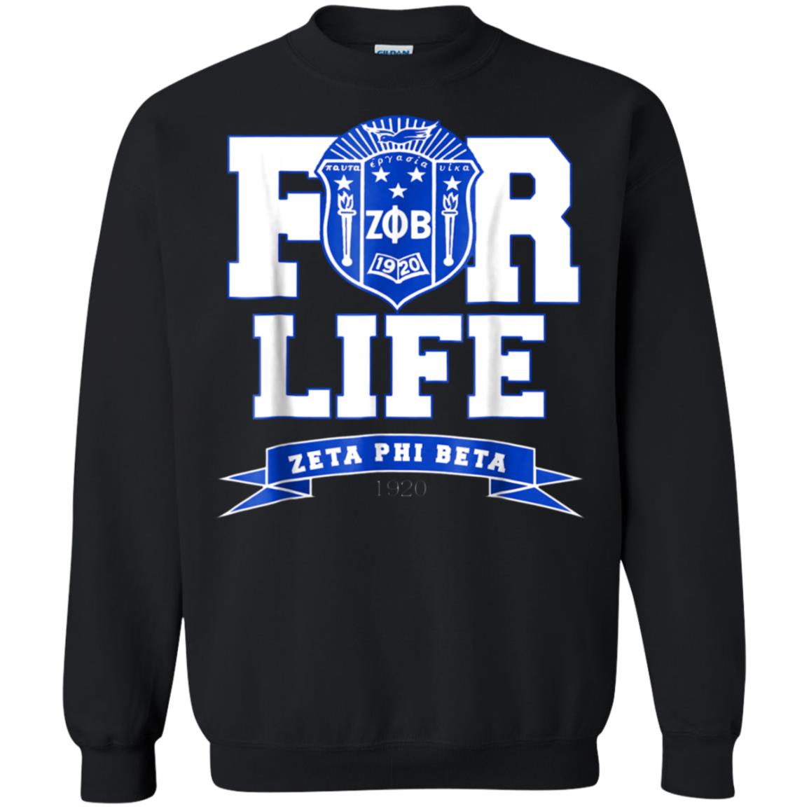 Zeta Phi Beta Sorority Paraphernalia T Shirt Display Sweatshirt –