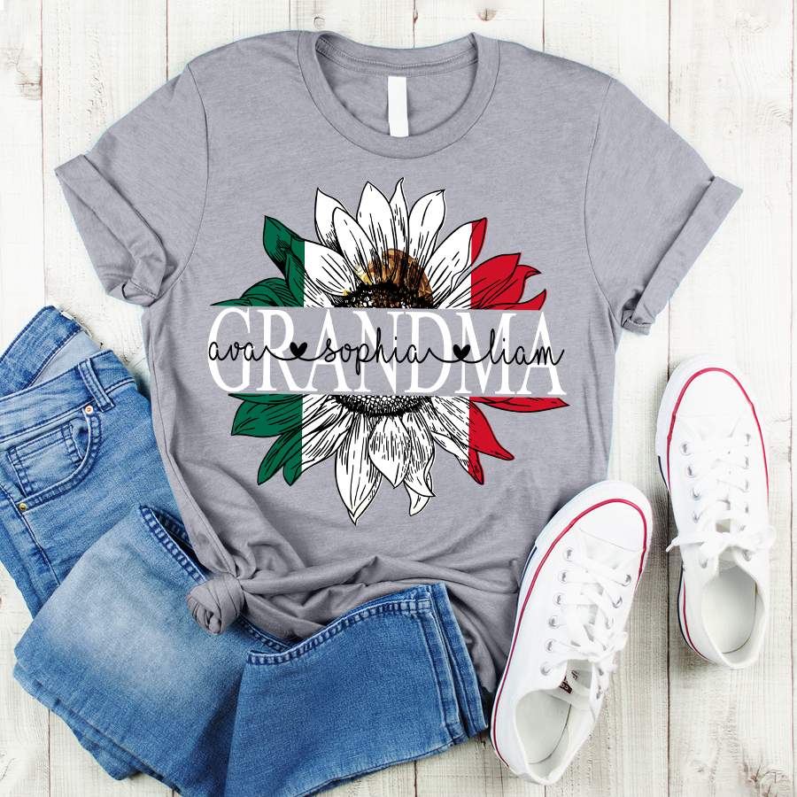 Personalized Grandma Mexico’s Independence Day Shirt