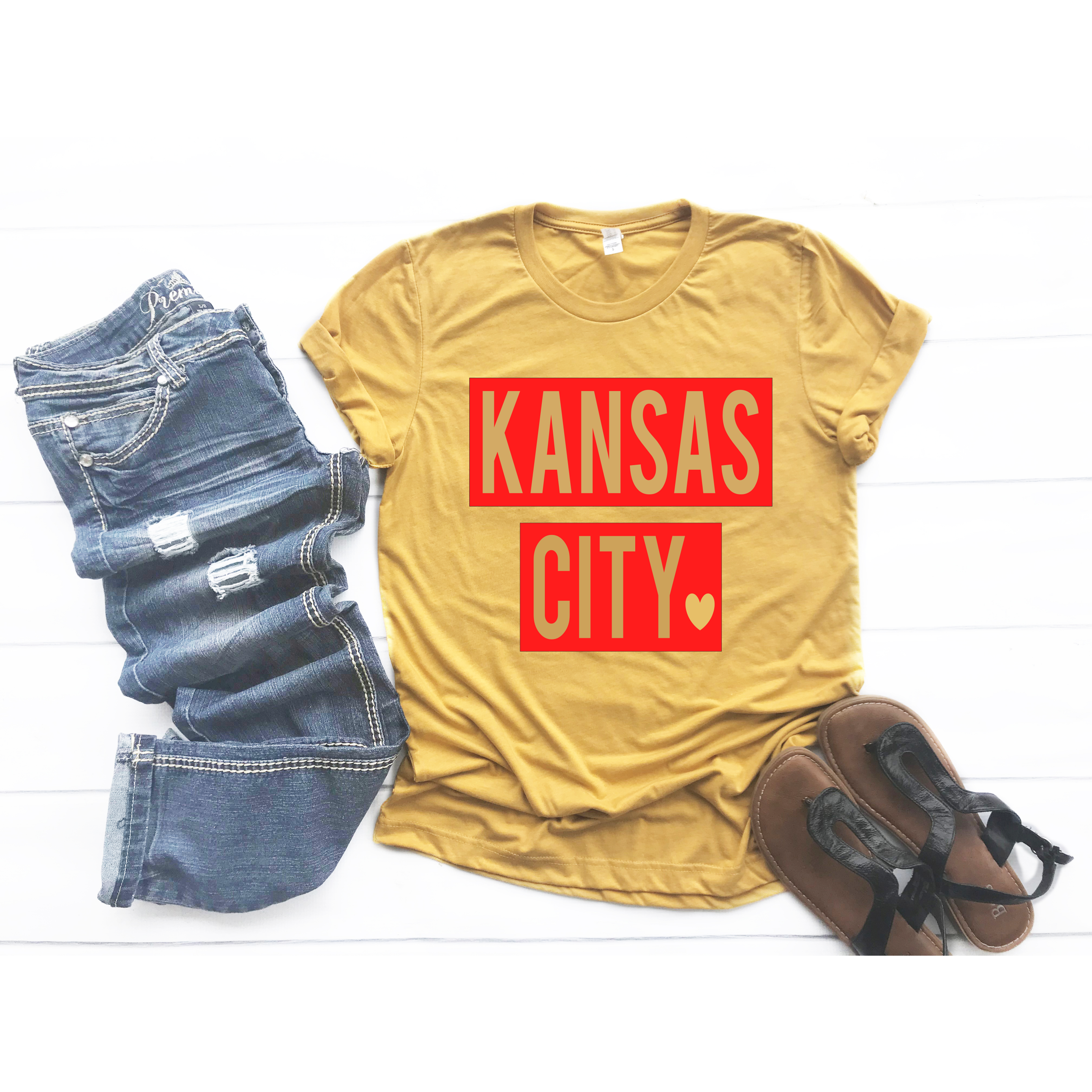 Kansas City Chiefs Heart Tee