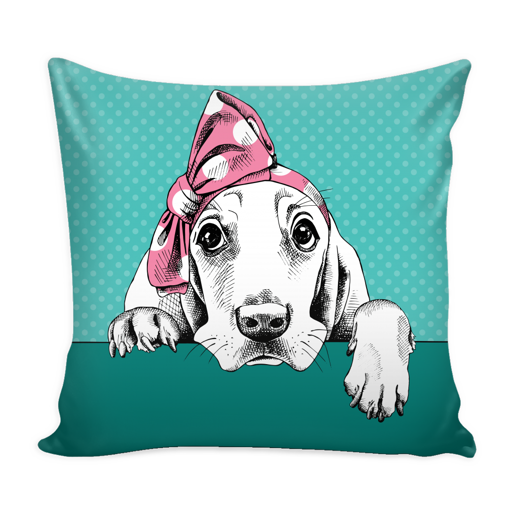 Basset Hound Throw Pillows