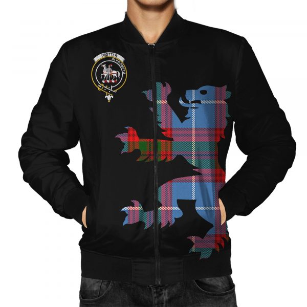 Trotter Lion & Thistle All Over Printed Bomber Jacket Us Size