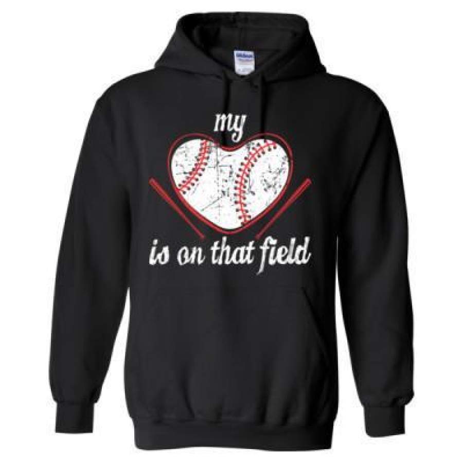 AGR My Heart Is On That Field – Heavy Blend™ Hooded Sweatshirt