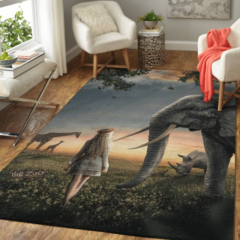 The Zoo – Animals Area Rug Carpet