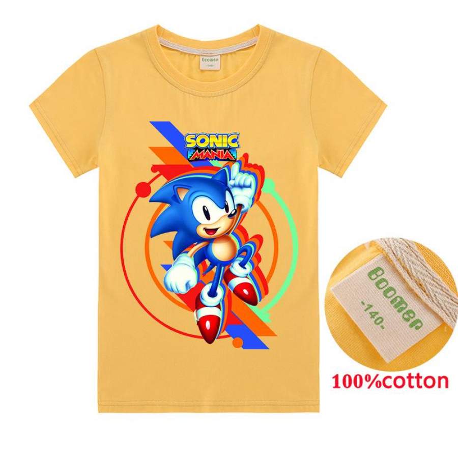 Sonic Mania sonic the hedgehog Kids t-shirt