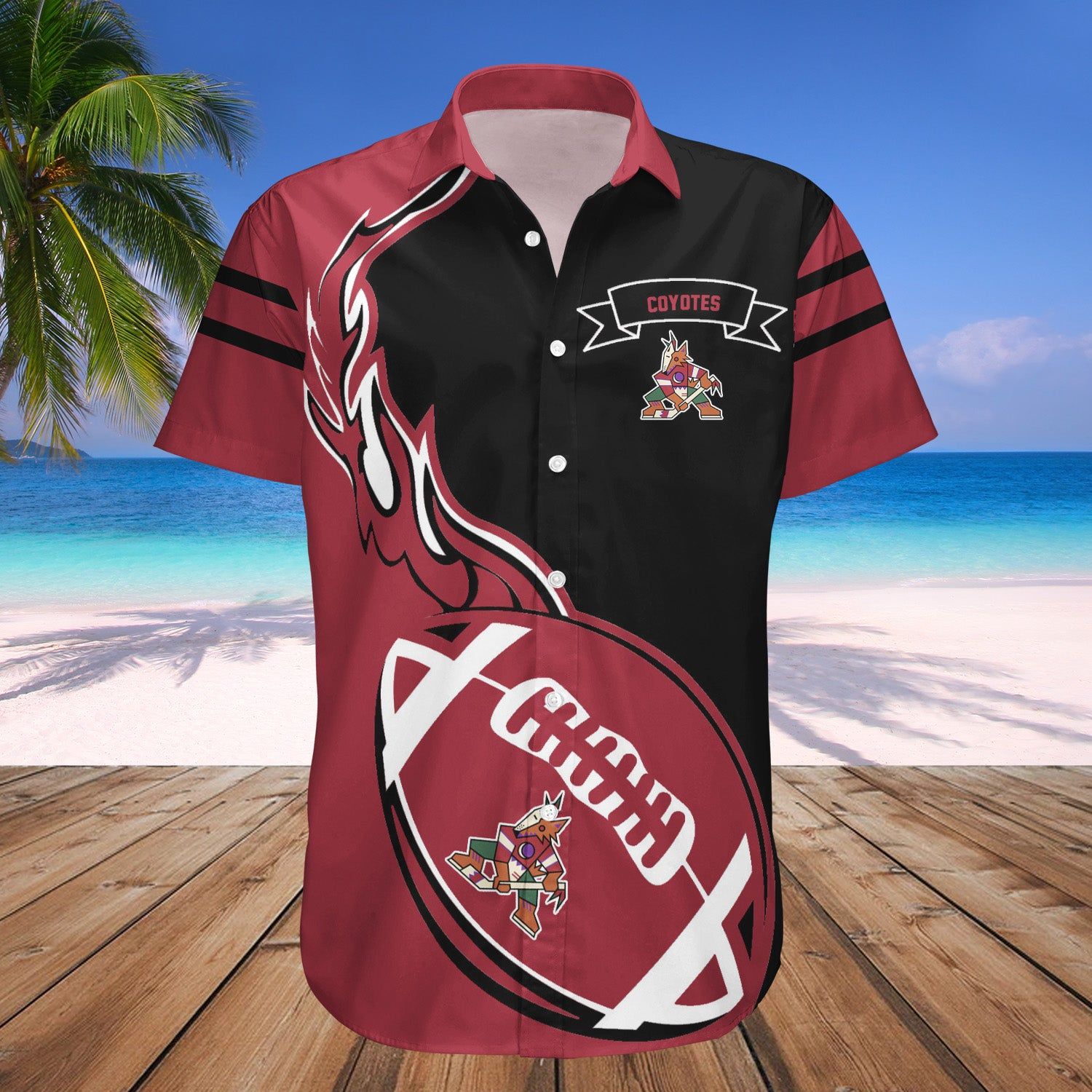 Arizona Coyotes Hawaii Shirt Flame Ball – Nhl