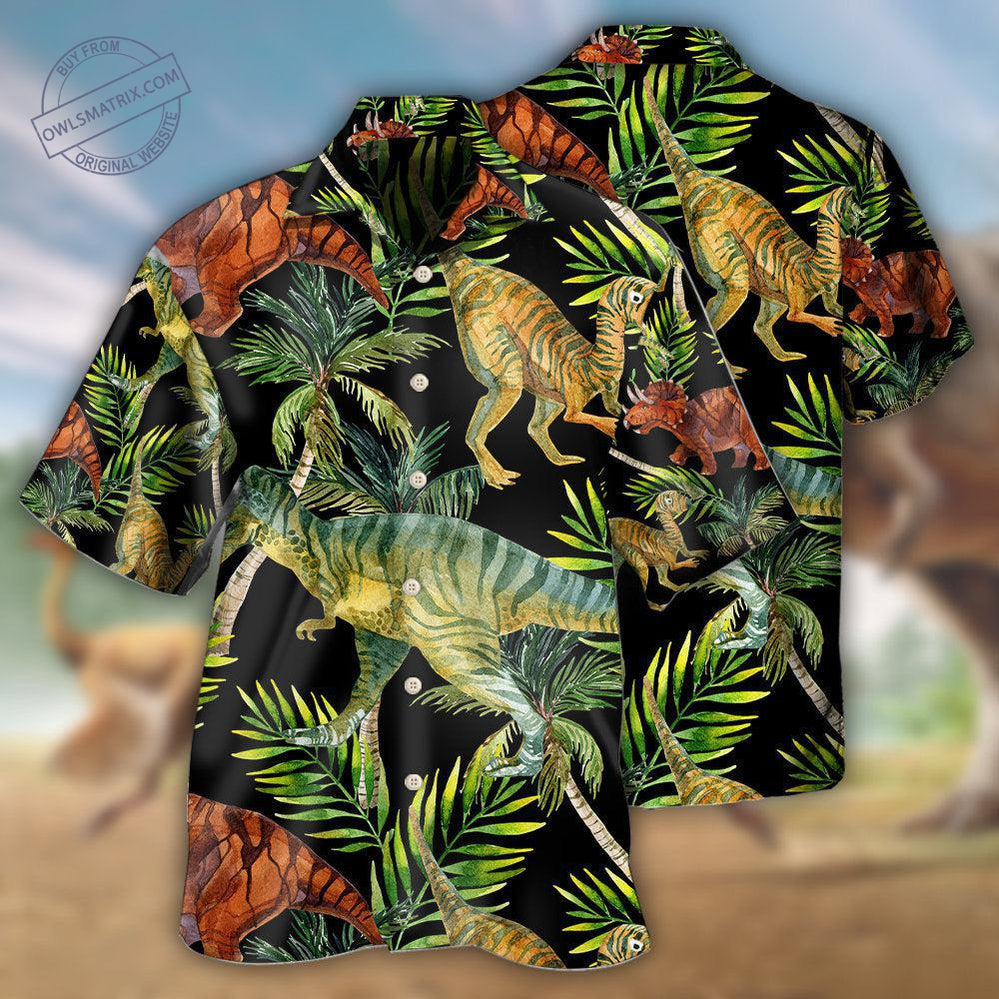 Dinosaur In Jungles Hawaii Shirt Ha49957