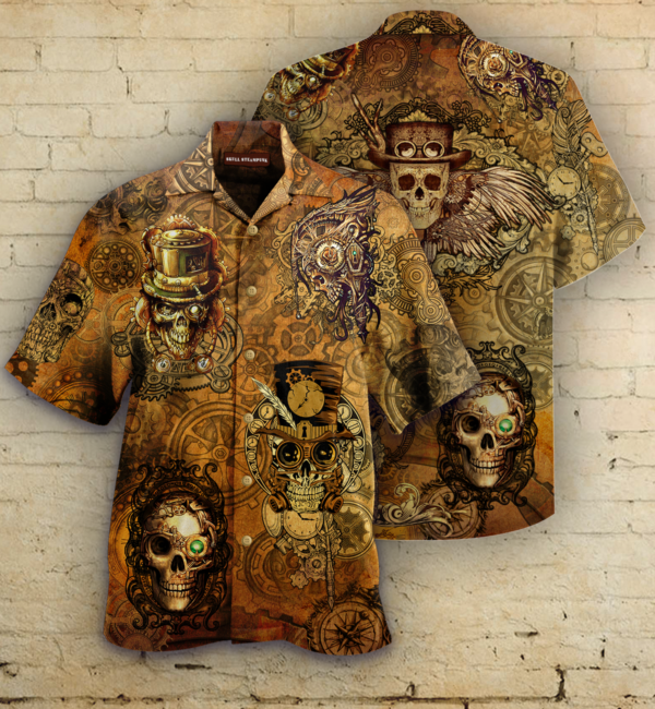 Skull Steampunk Hawaii Shirt Ha62981