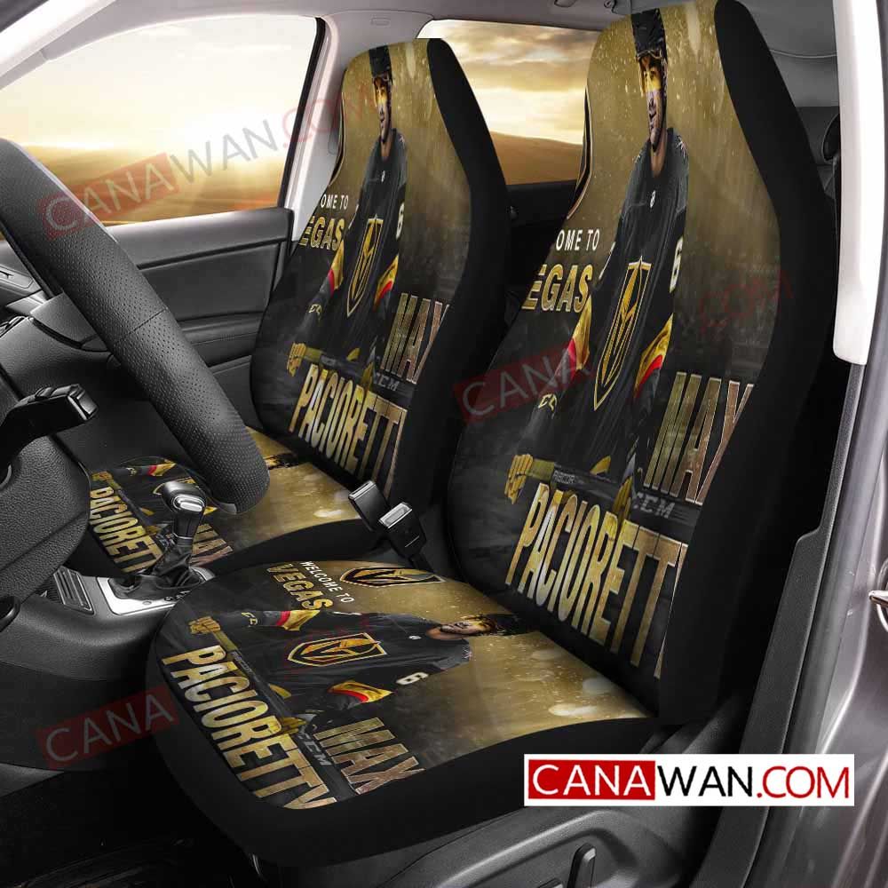 Vegas Golden Knights Logo Art Style118 3D Customized Personalized Car Seat Cover