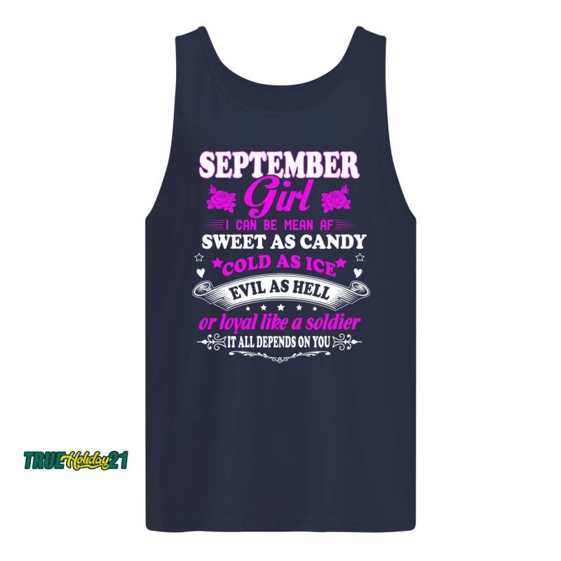 SWEET AS CANDY – SEPTEMBER SHIRT Men’s Tank Top