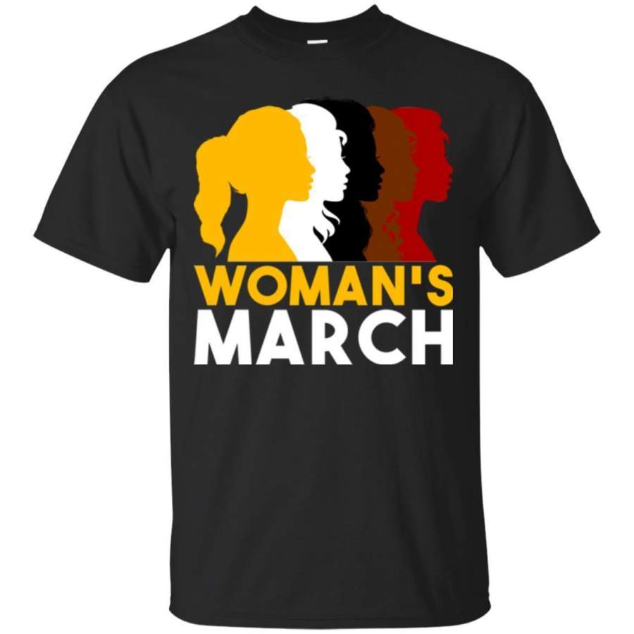 Woman’s March Black History Month T-Shirt for Women African Pride Shirts