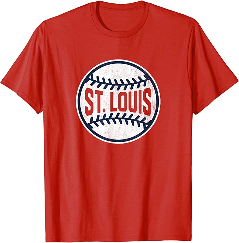 Vintage St. Louis Baseball Stitches T-Shirt