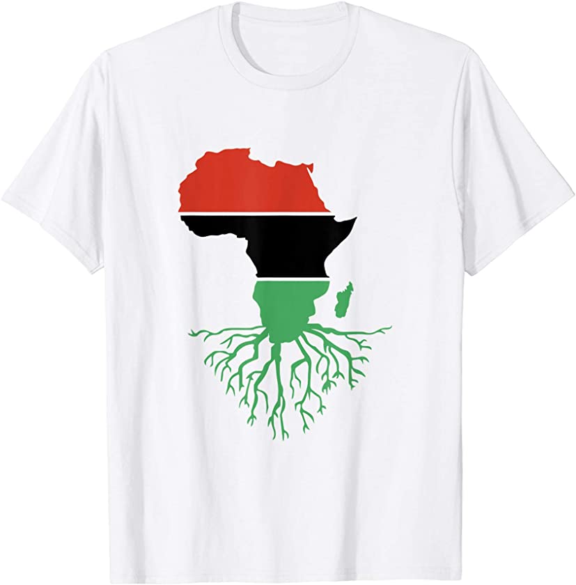 Black History Month African Roots Empowerment Melanin Pride T-Shirt