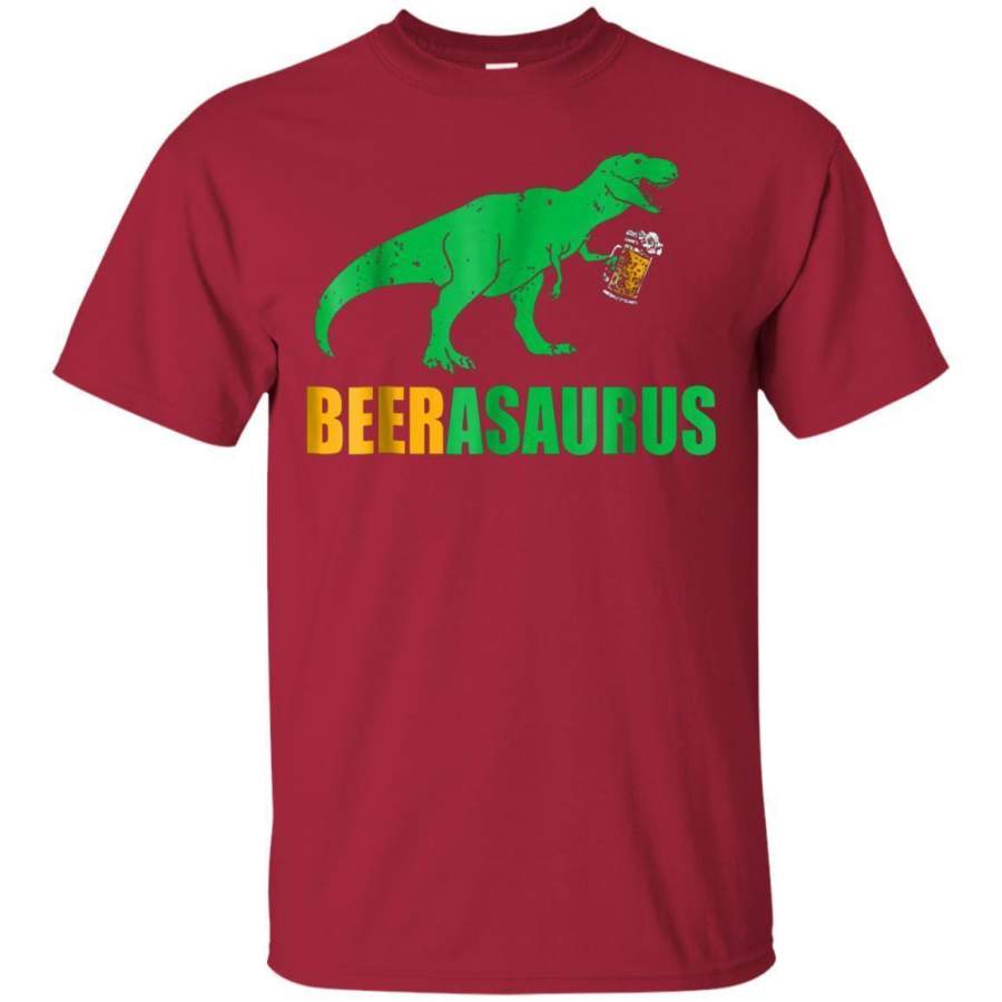 AGR Beerasaurus Shirt Funny Dinosaur Beer Shirt Drinking Lovers Jaq T-shirt