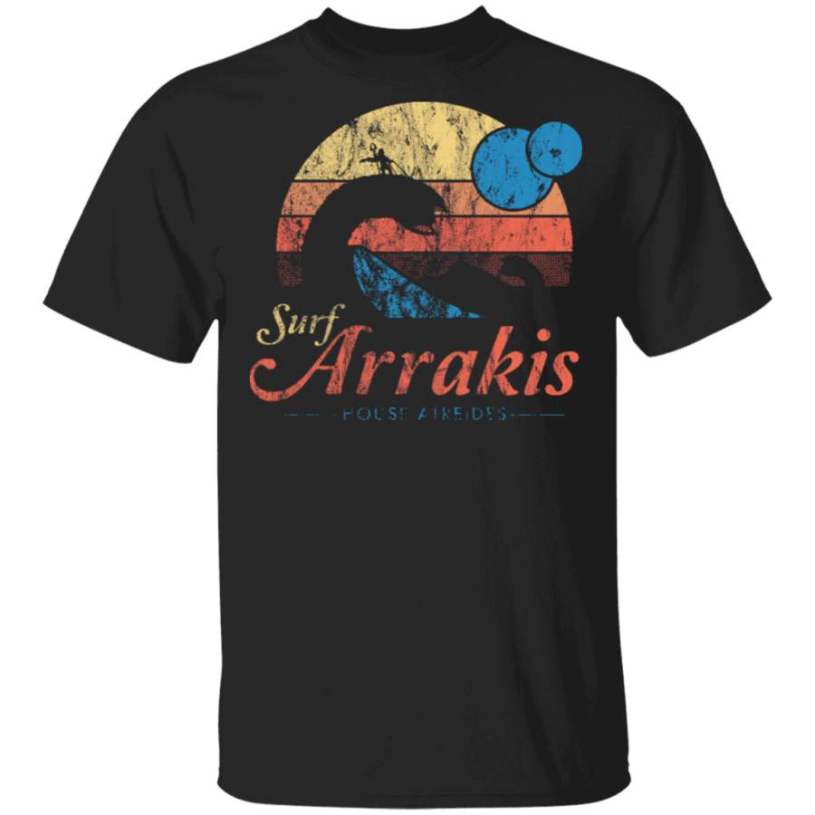 Visit Arrakis Vintage Distressed Surf – Dune – Sci Fi – Dune – T Shirt Trending T-Shirt