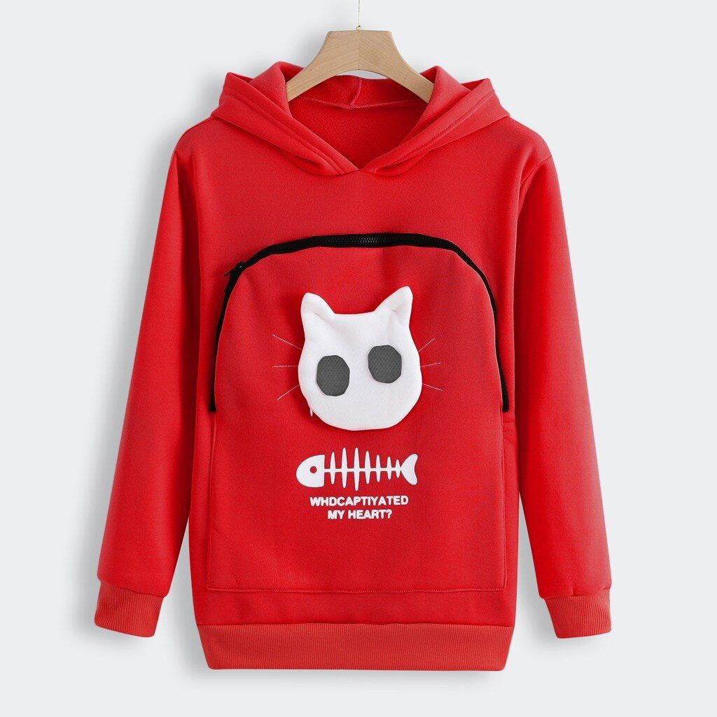 UK – Cat Lovers Hoodie Cuddle Pouch