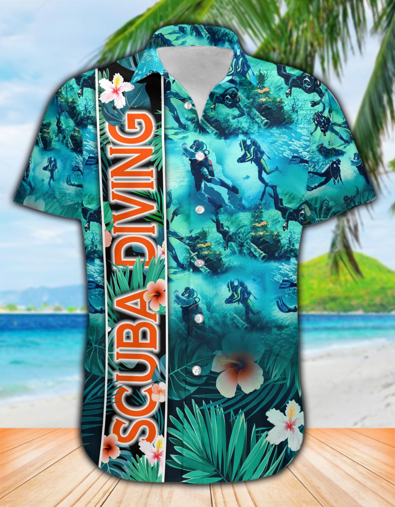 Scuba Diving Hawaii Shirts Ha96813