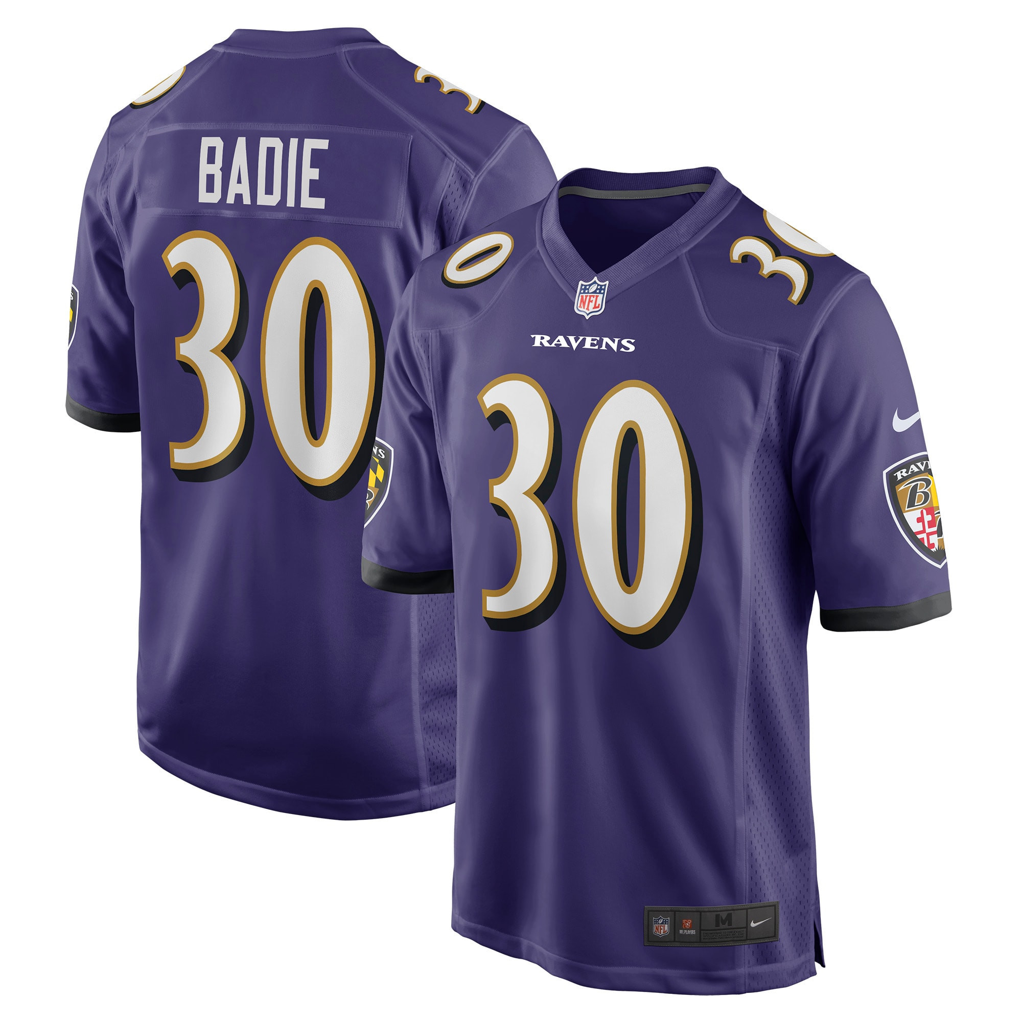 Tyler Badie Baltimore Ravens Player Game Jersey – Purple NFL