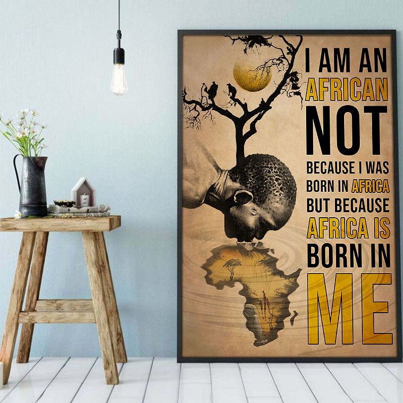 Black African American Canvas Art Modern Melanin Poster Prints Black Woman Sign Black Men Stunning  Canvas Wall Art