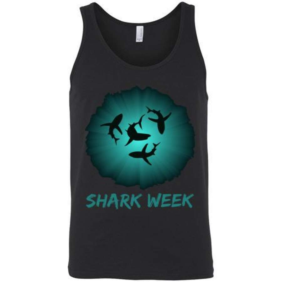 Shark Week Tank Top, Sharks Tank, shark lover racerback, ocean t shirt, shark lover gift, shark week t shirt, Jawsome Unisex S-2XL