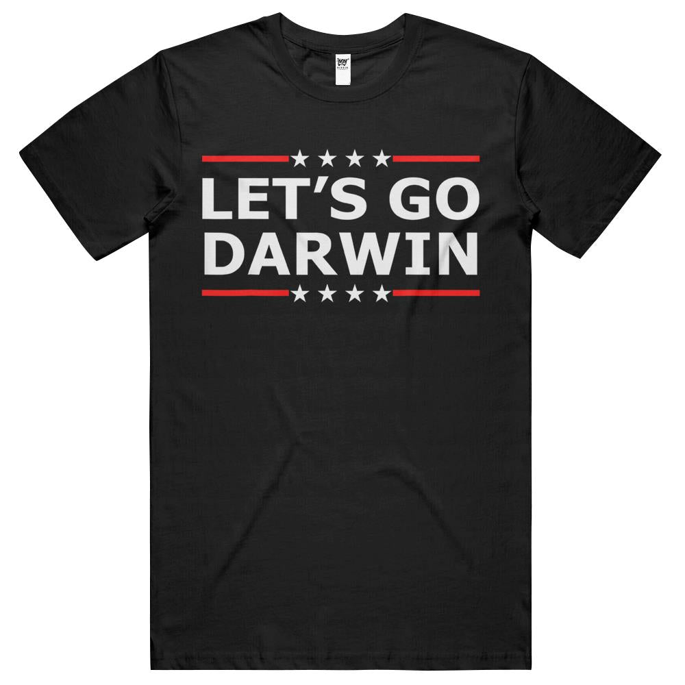 Lets Go Darwin Funny Sarcastic Women Men Let’S Go Darwin (2) T Shirts