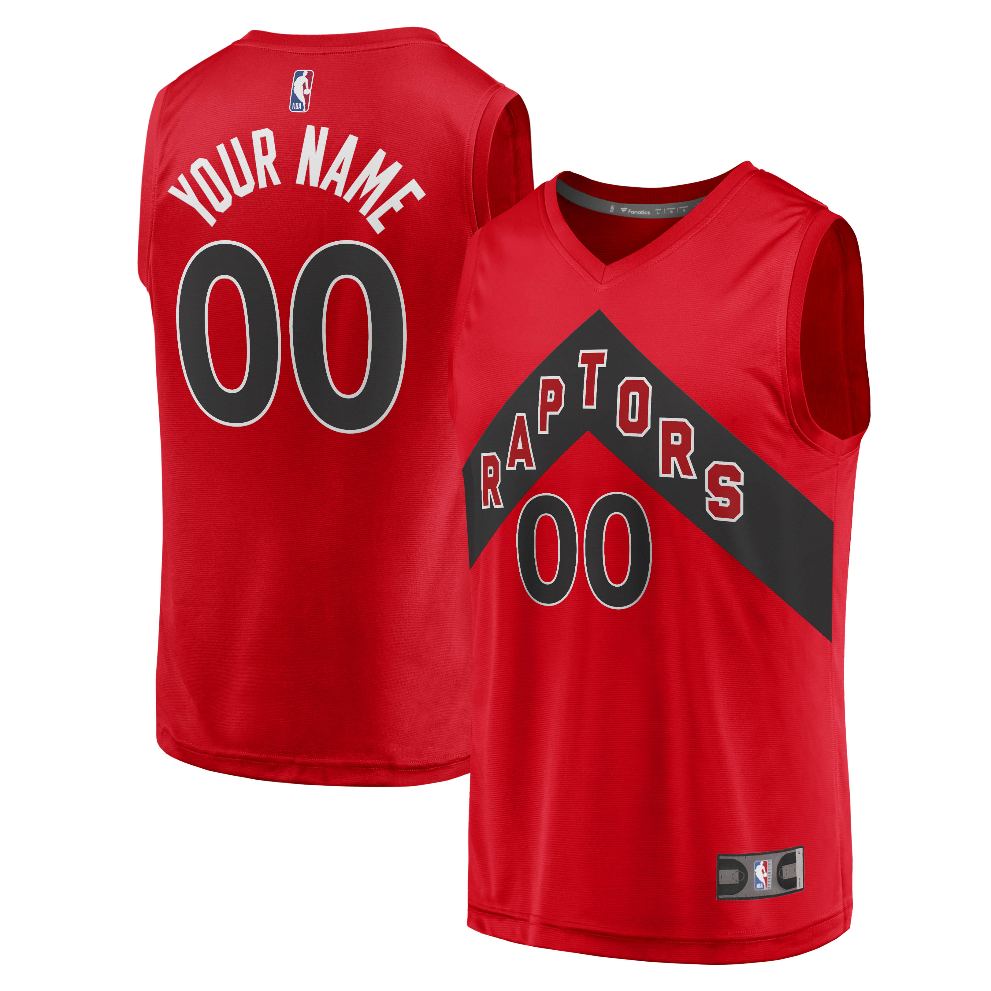 Toronto Raptors 2020 Fast Break Custom Jersey – Icon Edition – Red