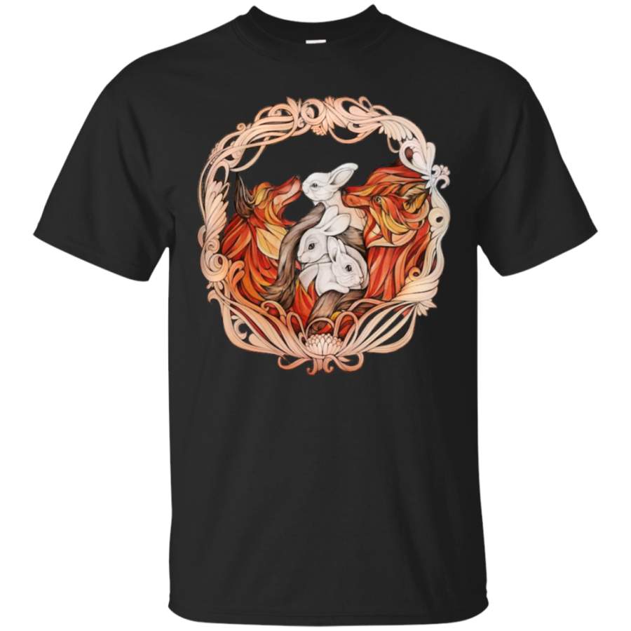 ART NOUVEAU – Fox and Bunny Nouveau T Shirt & Hoodie