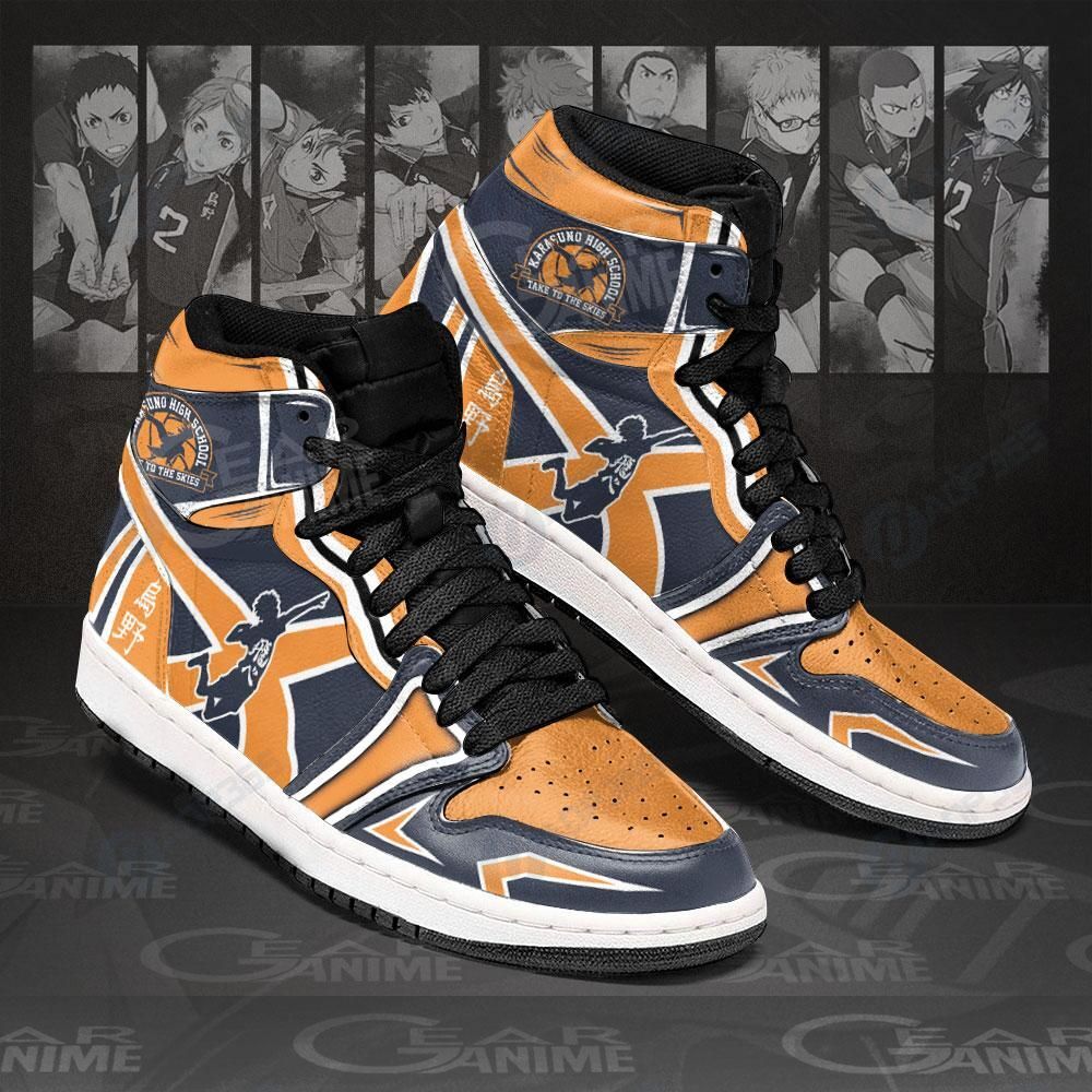 Karasuno High Sneakers Haikyuu Anime Shoes Mn10 Air Jordan 13 Shoes Hajd2403522