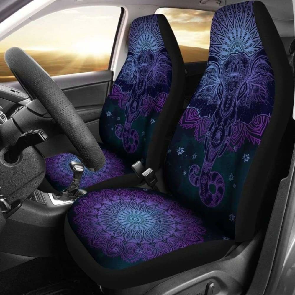 Premium Elephant Mandala Car Seat Covers 202820