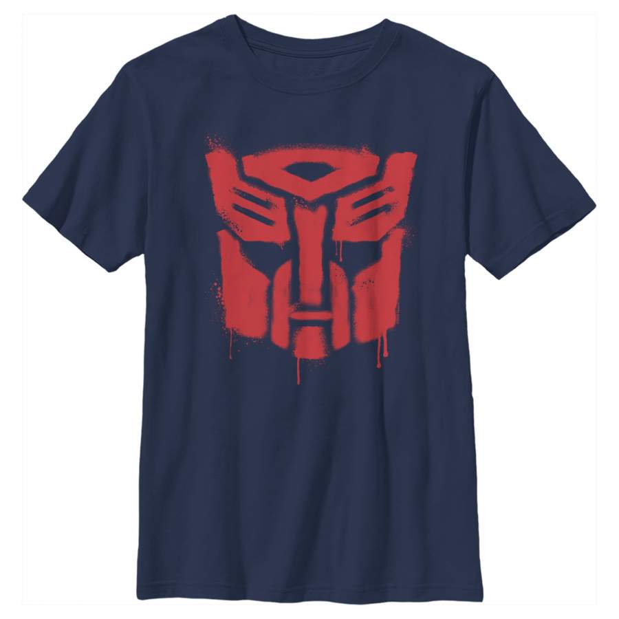 Transformers Boy’s Autobots Graffiti Logo  T-Shirt