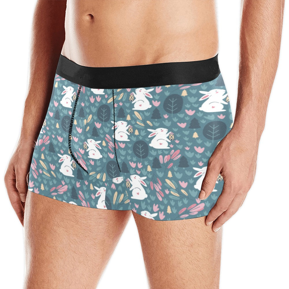 Cute Rabbit Pattern Men’S All Over Print Boxer Briefs Men’S Underwear